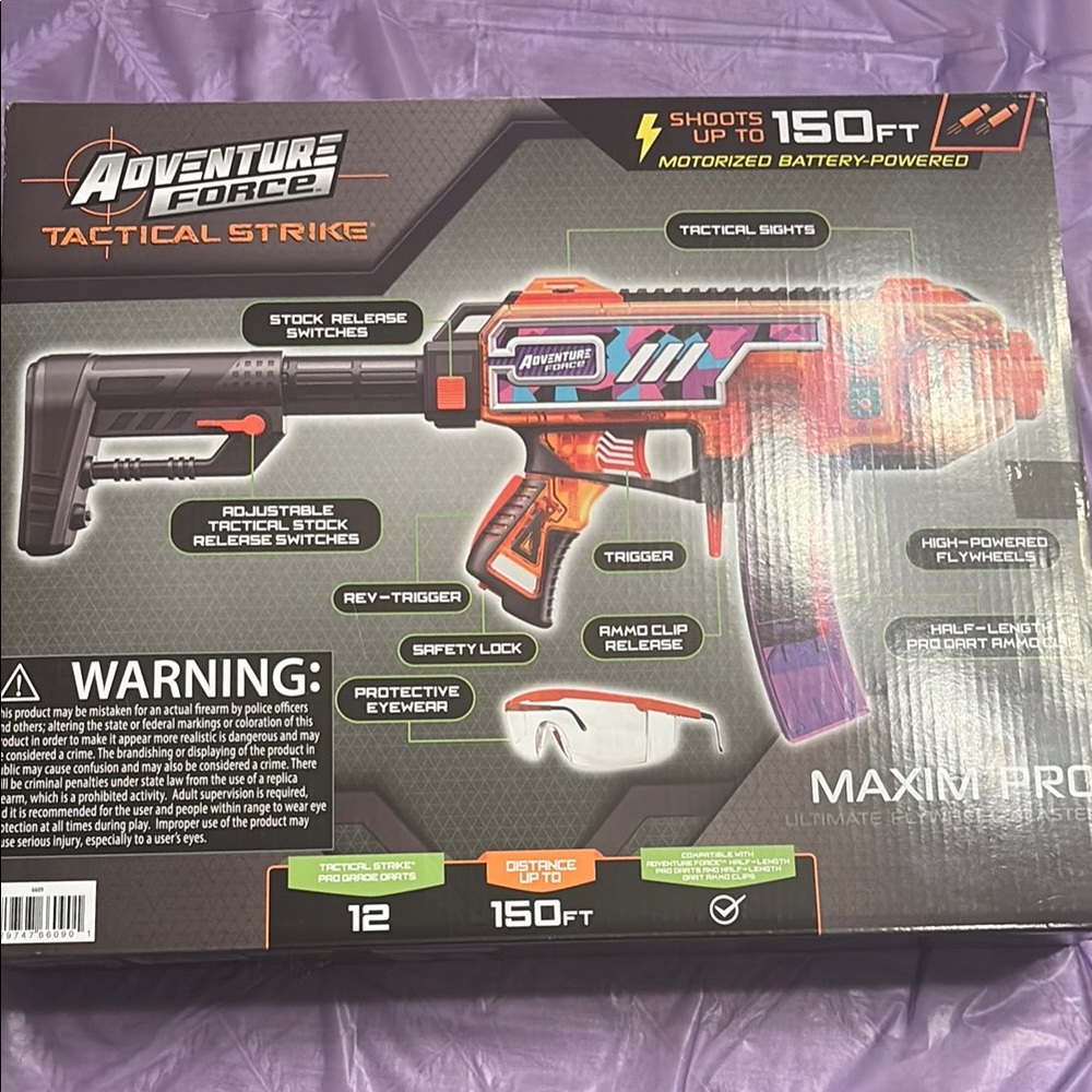 Tactical Strike Blaster - Orange and Purple
